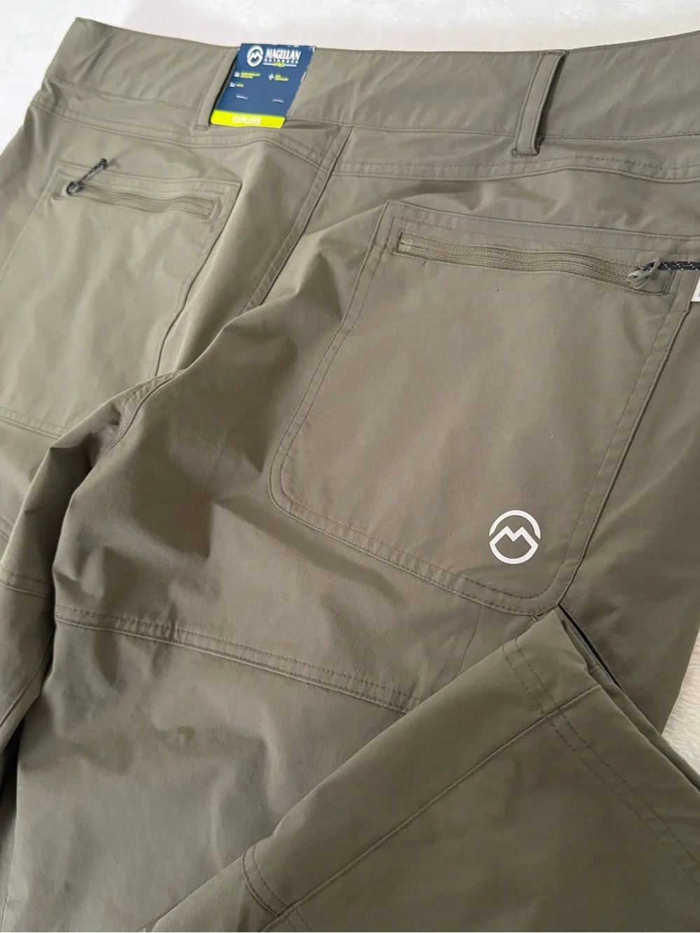 Magellan Pro Explore Trek Pants Mens 2XL Kalamata Hiking Stretch NWT $49.99